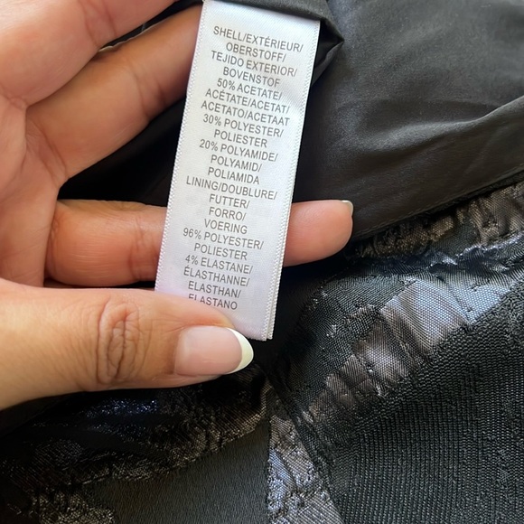 Aidan Mattox Off The Shoulder Jacquard Midi Dress - Picture 11 of 11